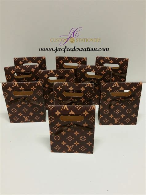 louis vuitton party favor bags.